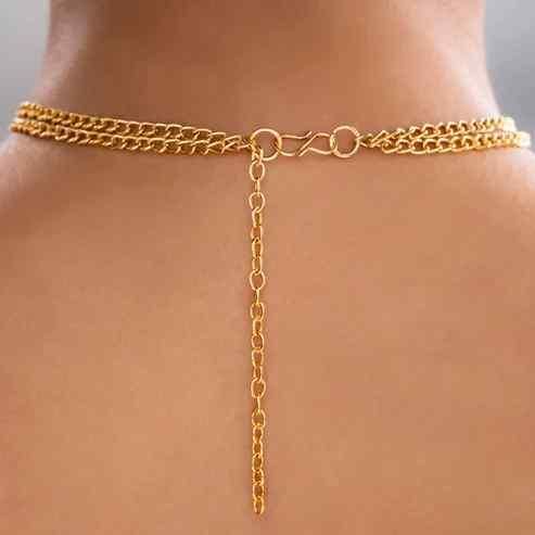 ✨ Black Crystal Choker Necklace &amp; Earring Set for Women – Luxury Festive Jewellery