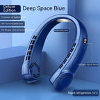 Portable Neck Fan USB Rechargeable Hands Free Hanging Cooling Fan Summer
