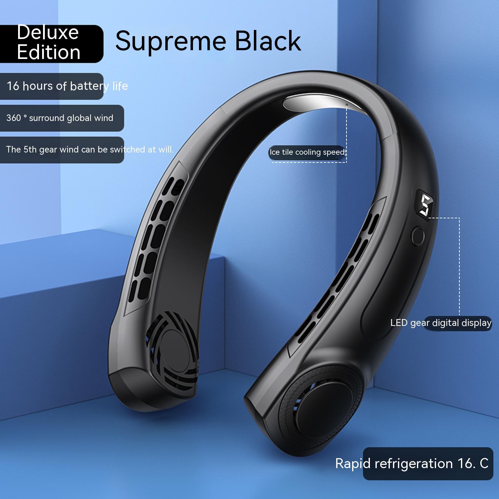 Portable Neck Fan USB Rechargeable Hands Free Hanging Cooling Fan Summer