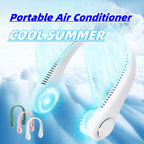 Rechargeable Neck Fan Hands Free USB Portable Bladeless Cooling Fan